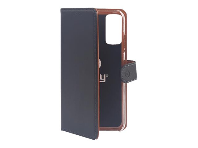 Celly Wally, Folio, Samsung, Galaxy A02s, 16,5 Cm (6.5 Zoll), Schwarz, Braun