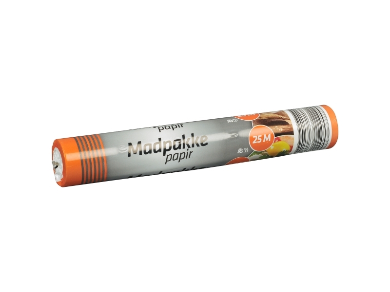 Madpakkepapir 28cmx25m bleget - (12 stk.)