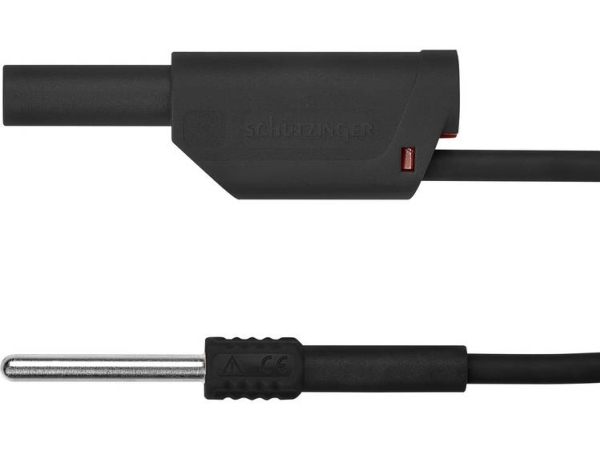 Schützinger Al 8323 / 1 / 50 / Sw Adapterledning Stik 4 Mm Stik 4 Mm 50.00 Cm Sort 10 Stk