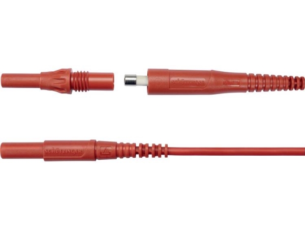 Schützinger Set 7690 / Msfk B441 / 1.6A Prüfleitung-Set [Stecker 4 Mm - Stecker 4 Mm] 1 Set