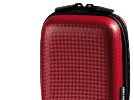 Hama Kamerataske Hardcase Carbon Style 40G Rød