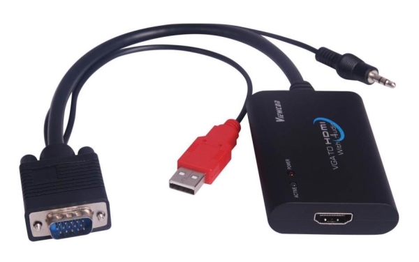 Premiumcord Khcon-04, Vga (D-Sub) + 3.5Mm, Hdmi, Hanstik, Hunstik, Lige, Lige