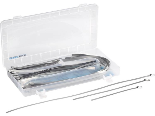 Tru Components Kabelbinder 127 Mm, 201 Mm, 326 Mm 4,6 Mm Silber (50 Stk.)