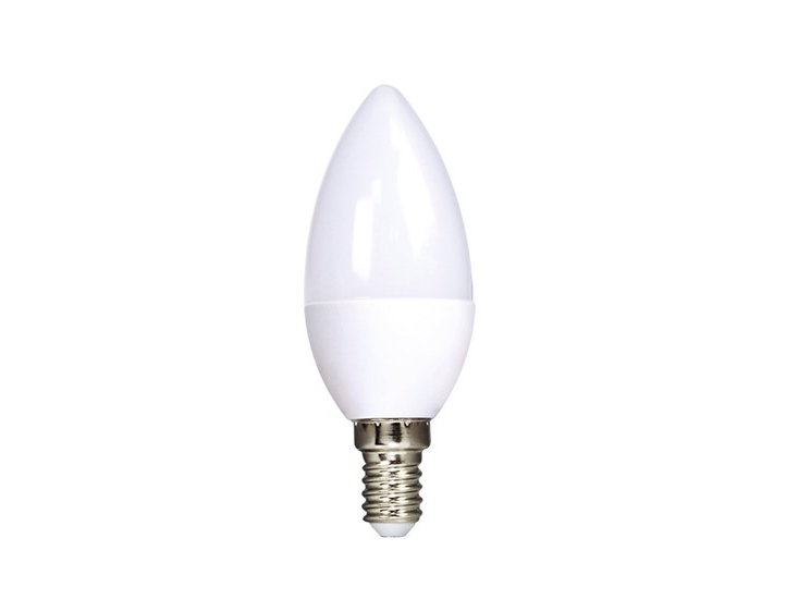 Solight Ecolux Led Bulb 3-Pack, Candle, 6W, E14, 3000K, 450Lm, 3Pcs