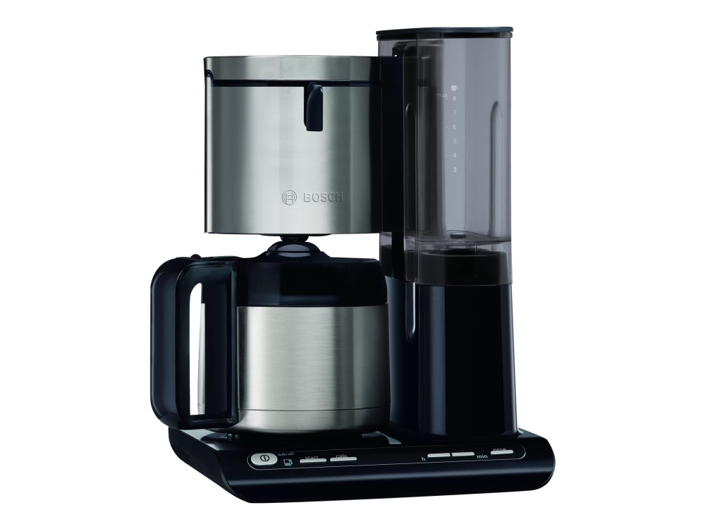 Bosch Styline TKA8A683 - Kaffemaskin - 8 koppar - svart