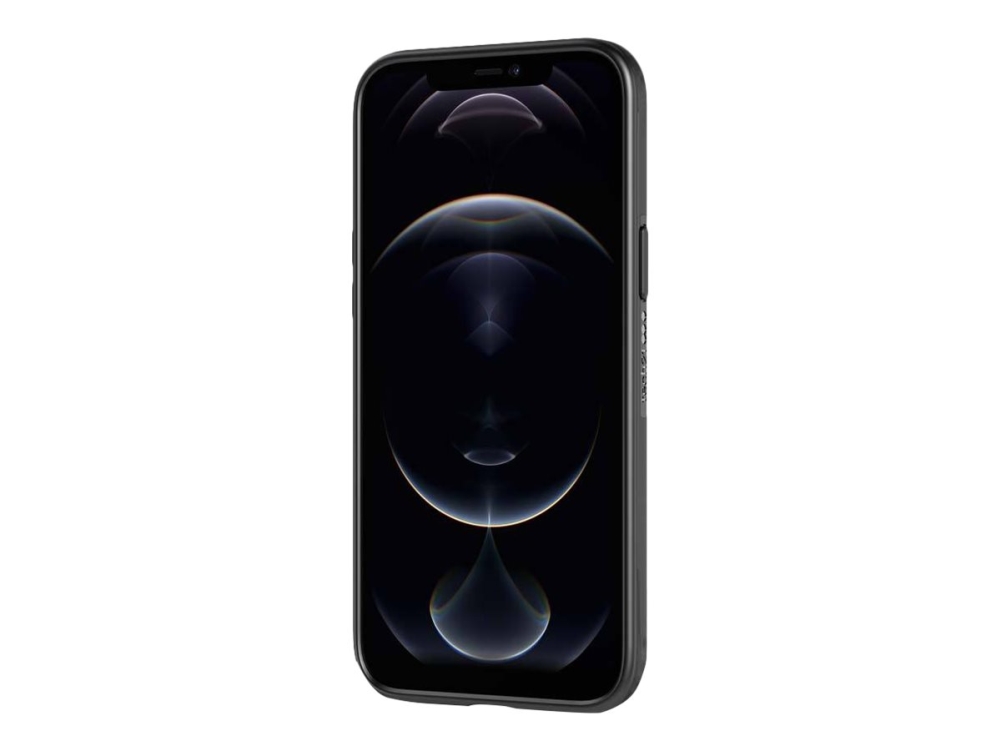 Tech21 Evo Slim - Bagsidecover til mobiltelefon - charcoal black - for Apple iPhone 12 Pro Max
