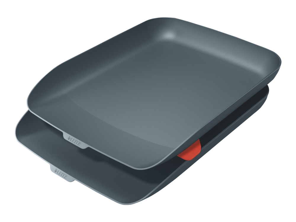 Leitz Cosy brevbakke, sæt a 2 stk. Fløjlsgrå