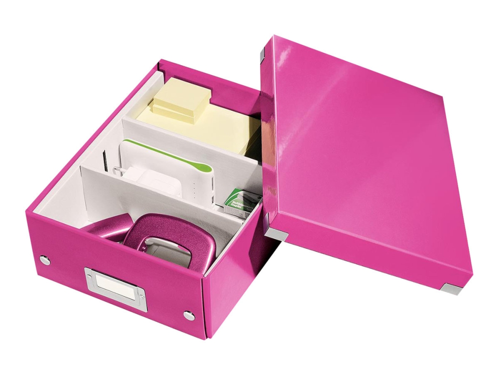 Leitz Click & Store WOW Small - Opbevaringsboks - pink