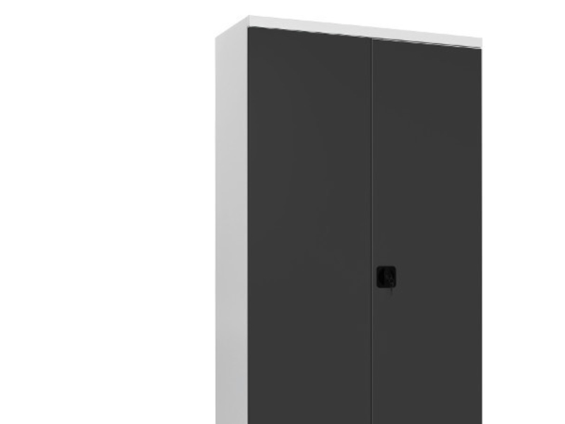 Förvaringsskåp SMK 1000x1990 mm RAL7035/7016 | Möbler - Tillbehör - Kontorsförvaring | GameStuff