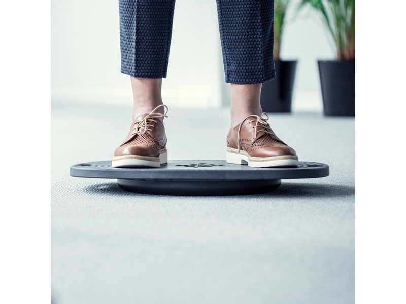 Balansbräda BackApp 360, mörkgrå | Möbler - Tillbehör - Ergonomisk tillbehör | GameStuff