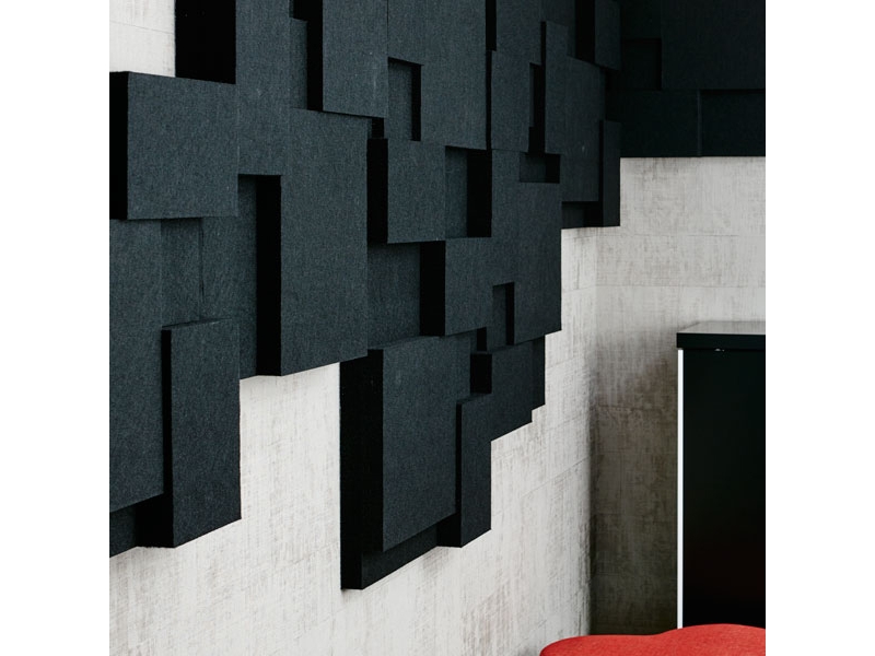 Nivå Ecosound sort tekstil-laminering