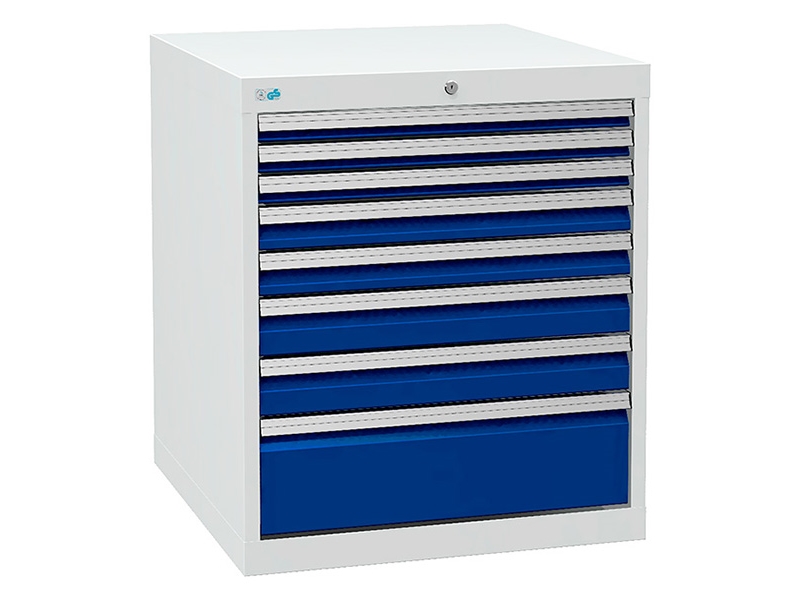Laatikko-osa 700/07 819x705x736mm 8 laatikkoa