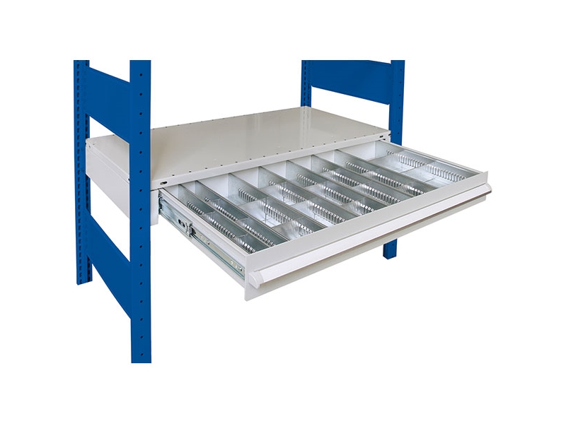 Boltless Skuffesektion med 3 skuffer