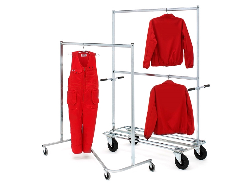 Klädhängare Zeta 1 höjd med Ø125mm hjul | Möbler - Stolar & Stolmattor - Tillbehör | GameStuff