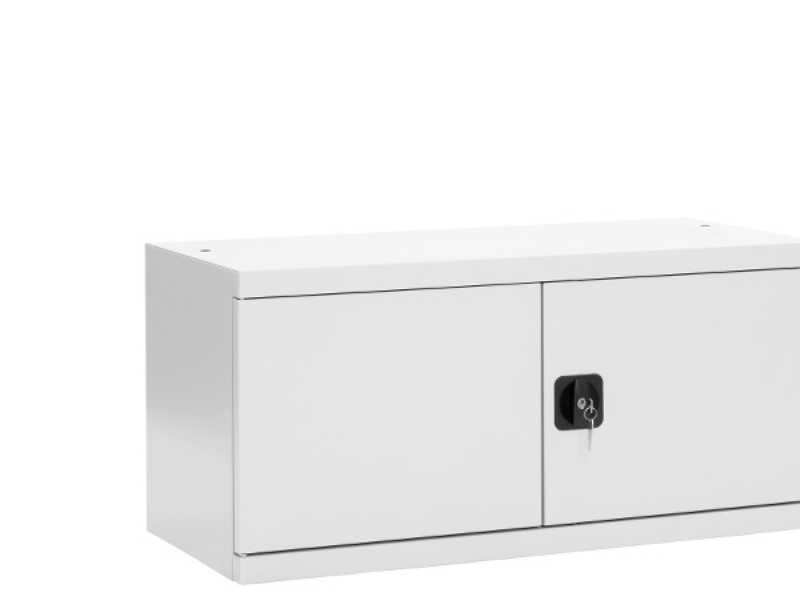 Kontorskab/Opbevaringskab i stål - SMK 470x1000x435 mm