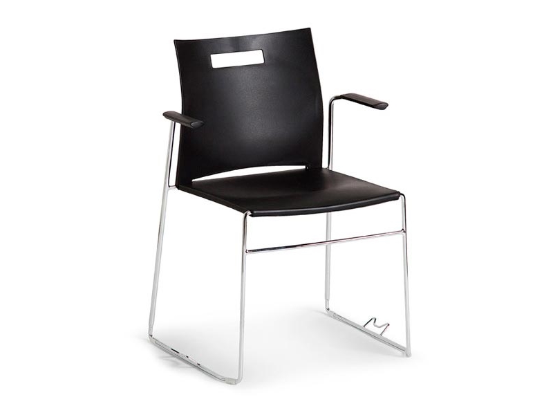 Stol Unite Black, med armstöd | Möbler - Stolar & Stolmattor - Mottagning Stolar | GameStuff