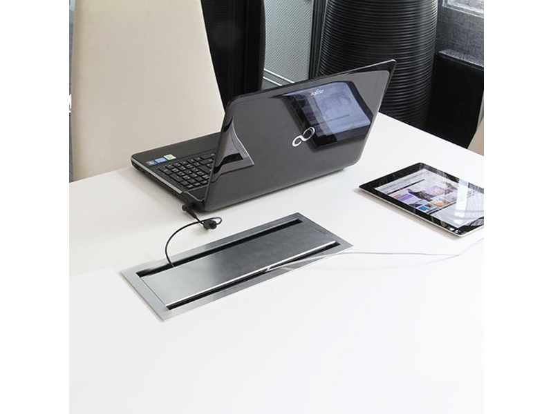 Strømskinne Bi-Box Lille Alugrå