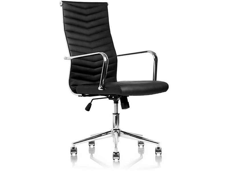 Konferencestol Juel, Sort | Möbler - Stolar & Stolmattor - Kontorsstolar | GameStuff