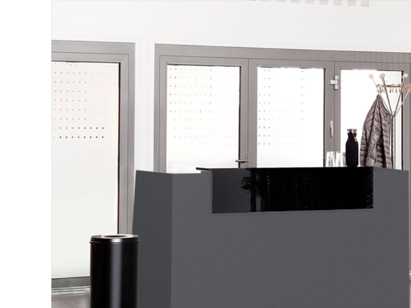 Reception Libra Antracit 2600mm Fast Bordplade