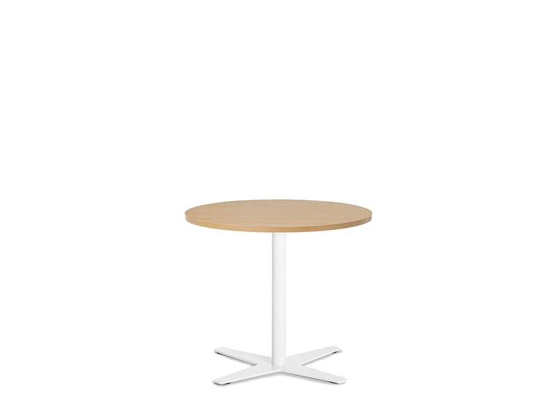 Bord Amy Ø900mm H565mm Bøg laminat Alugråt understel