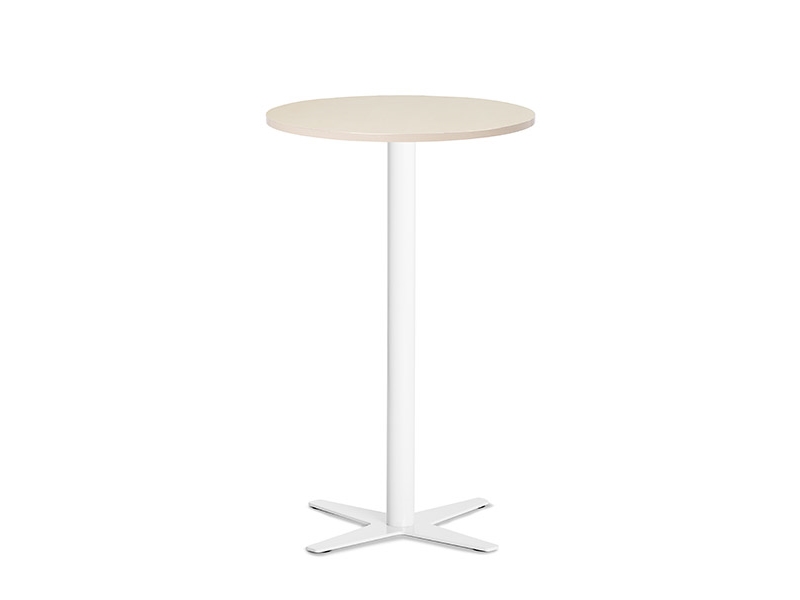 Pöytä Amy Ø650 mm K1050 mm, Koivulaminaatti Alu harmaa pohja