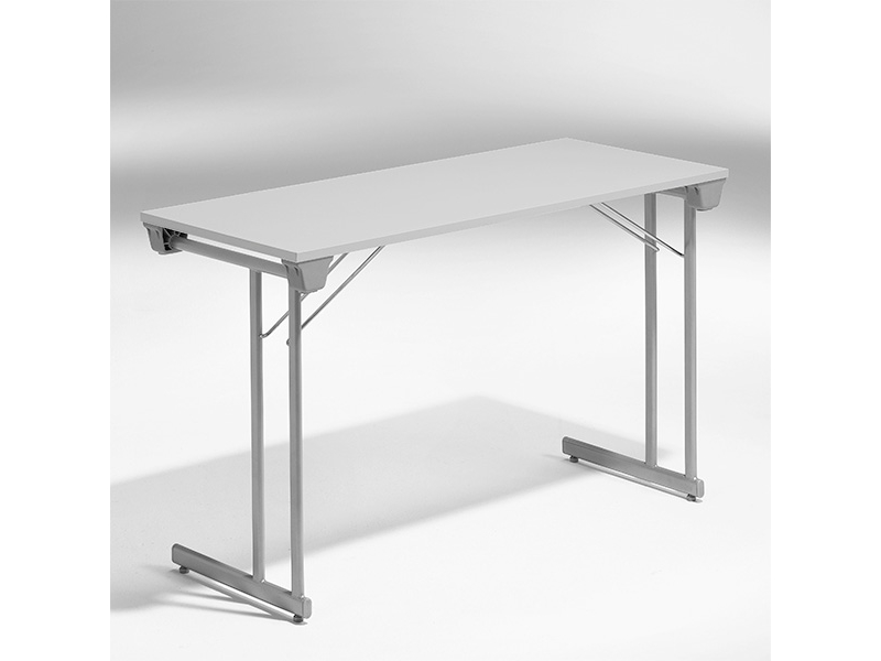 Bord Kongres 1200x500 mm lys grå/alu