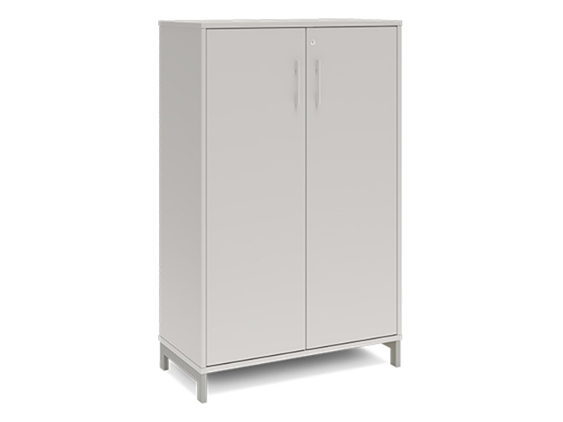 Kontorsskåp DNA 800x1275 mm, ljusgrå/alu grå, 3A4 | Möbler - Bord - Kontorsbord | GameStuff