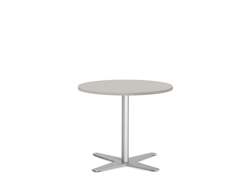 Bord Amy Ø650 H582 mm, Lys grå laminat Alugråt understel | Möbler - Stolar & Stolmattor - Tillbehör | GameStuff