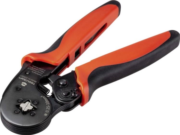 Toolcraft To-6851883 Crimpzange Kabelschuhe 0,25 Bis 10 Mm²