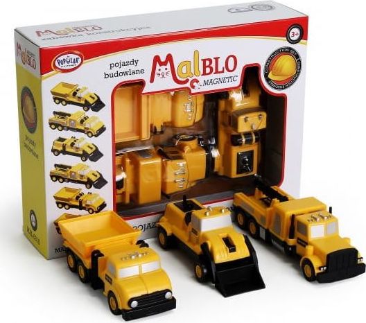 Malik Malblo Magnetische Baufahrzeuge