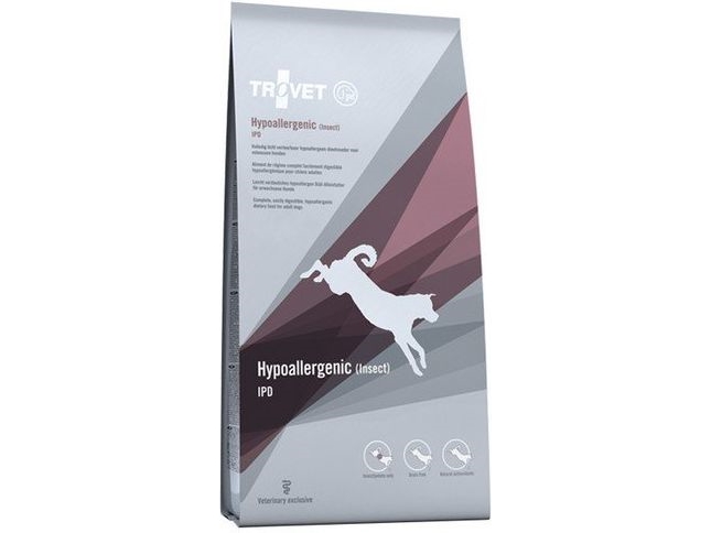 Trovet Hypoallergenic Ipd Mit Insekten - Trockenfutter Für Hunde - 3Kg