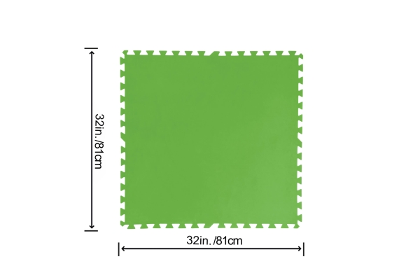Bestway Pool Underlag / Bundbeskytter 9 Stk (78 X 78 Cm)