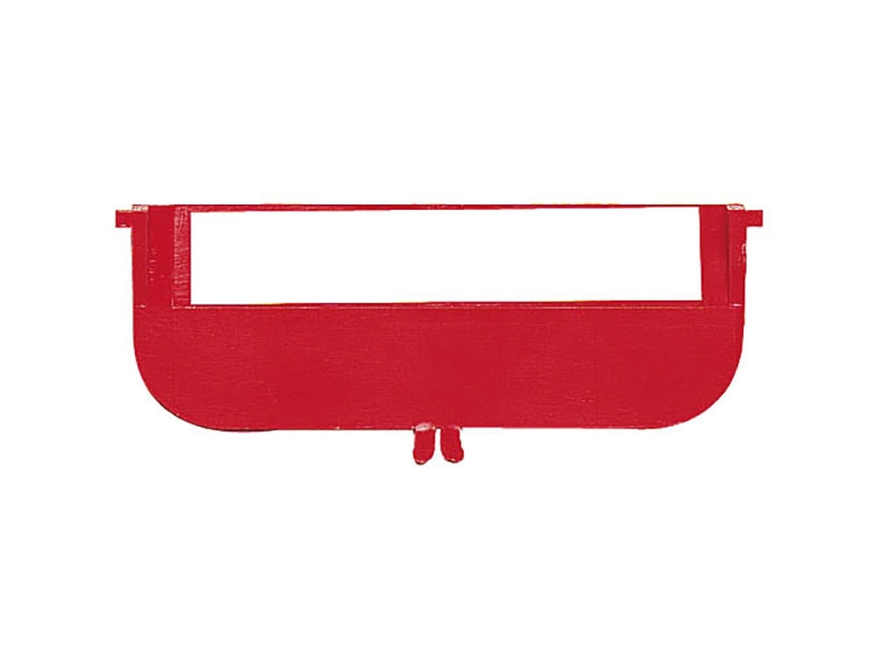 Plast Skilleplade 46 Mm Rød