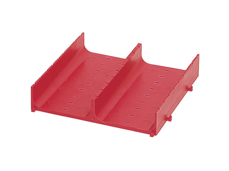 Kunststoffwanne 150X150 – 3 Reihen – Rot