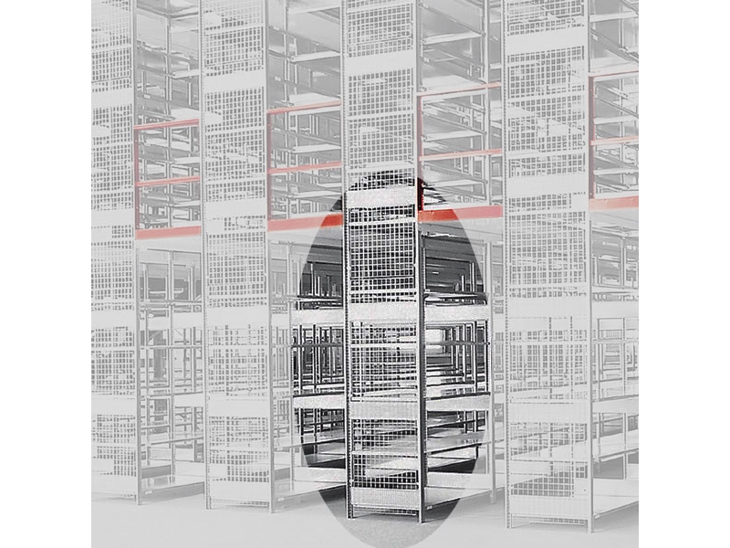 Boltless Gitterside højde 2000 mm dybde 600 mm