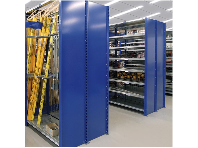 Boltless Mellemgavl højde 1050 mm dybde 600 mm RAL 7035