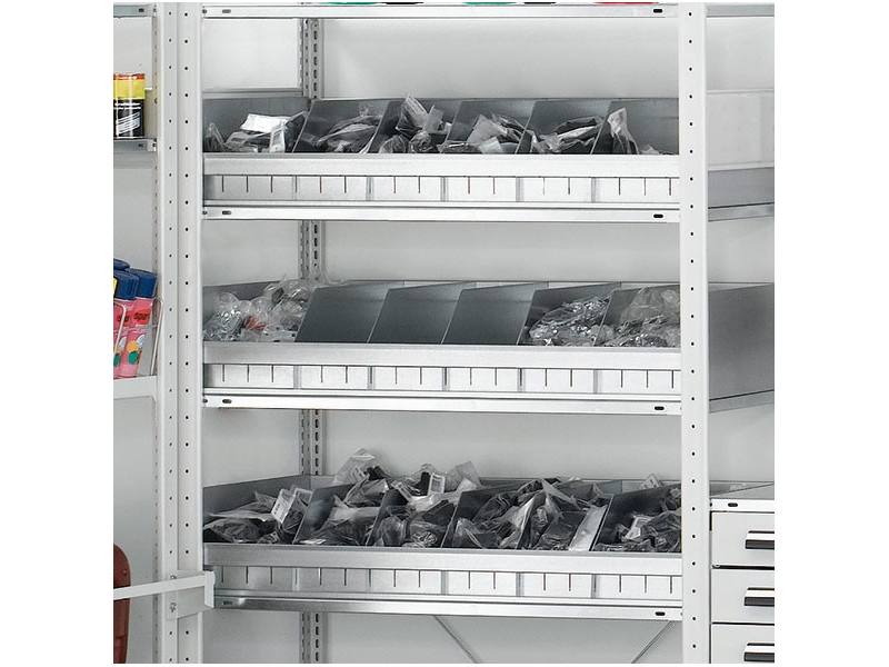 Skilleplade Boltless, småtingsopdeling 600 mm | Verktyg & Verkstad - Förvaring i verkstad - Hyllor | GameStuff