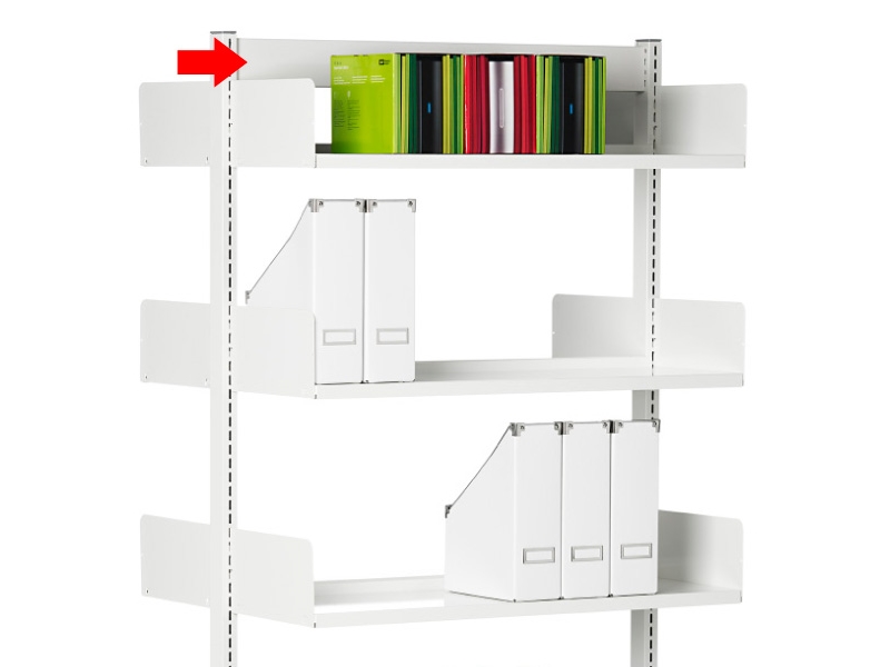 Distancestykke 900 mm Alugrå | Möbler - Förvaringsmöbler - Bokhylla | GameStuff