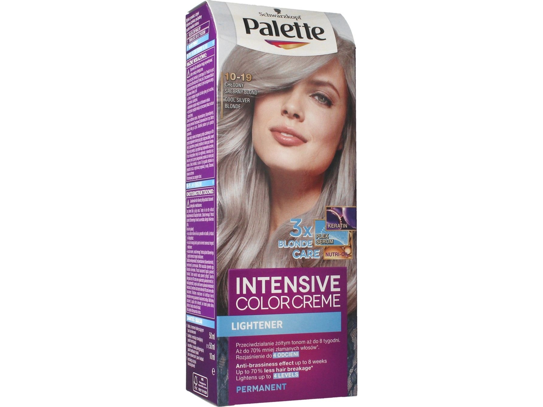 Schwarzkopf H * Palette Intens Creme 10-19 Cool Silvery Bl