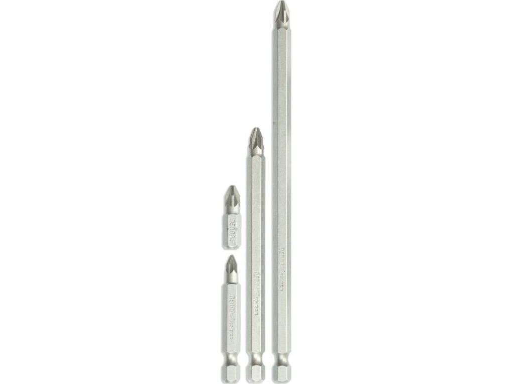 Dedra Schrauber-Bits Pozidriv Pz2 X 50 Mm, 3-Tlg. Blister