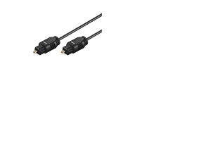 Goobay AVK 216-050 0.5m 2.2mm, Hanstik, TOSLINK, Hanstik, 0,5 m, Sort | Datortillbehör - Kablar & adaptrar - Ljudkablar | GameStuff