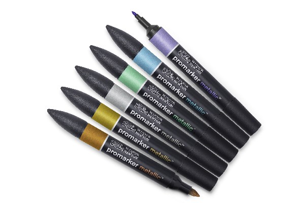 Promarker Metallic Marker Set 6Pcs