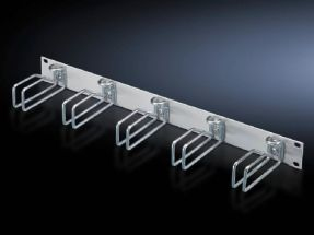 Rittal 7257.100, Kabelbakkepanel, Grå, Stål, 2U, 48,3 cm (19), 482,6 mm