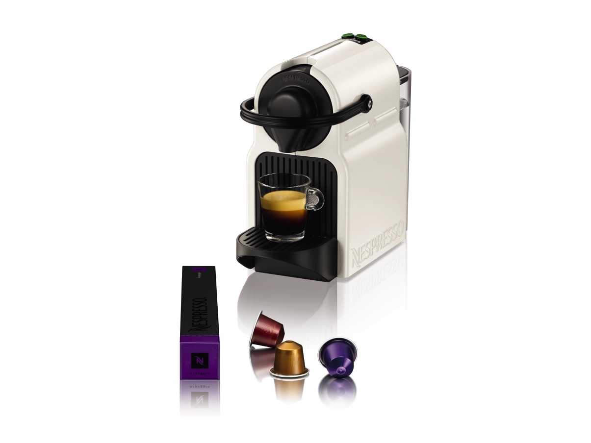 Krups Inissia XN1001, Kuddmatad kaffebryggare, 0,7 l, Kaffekapslar, 1260 W, Vit