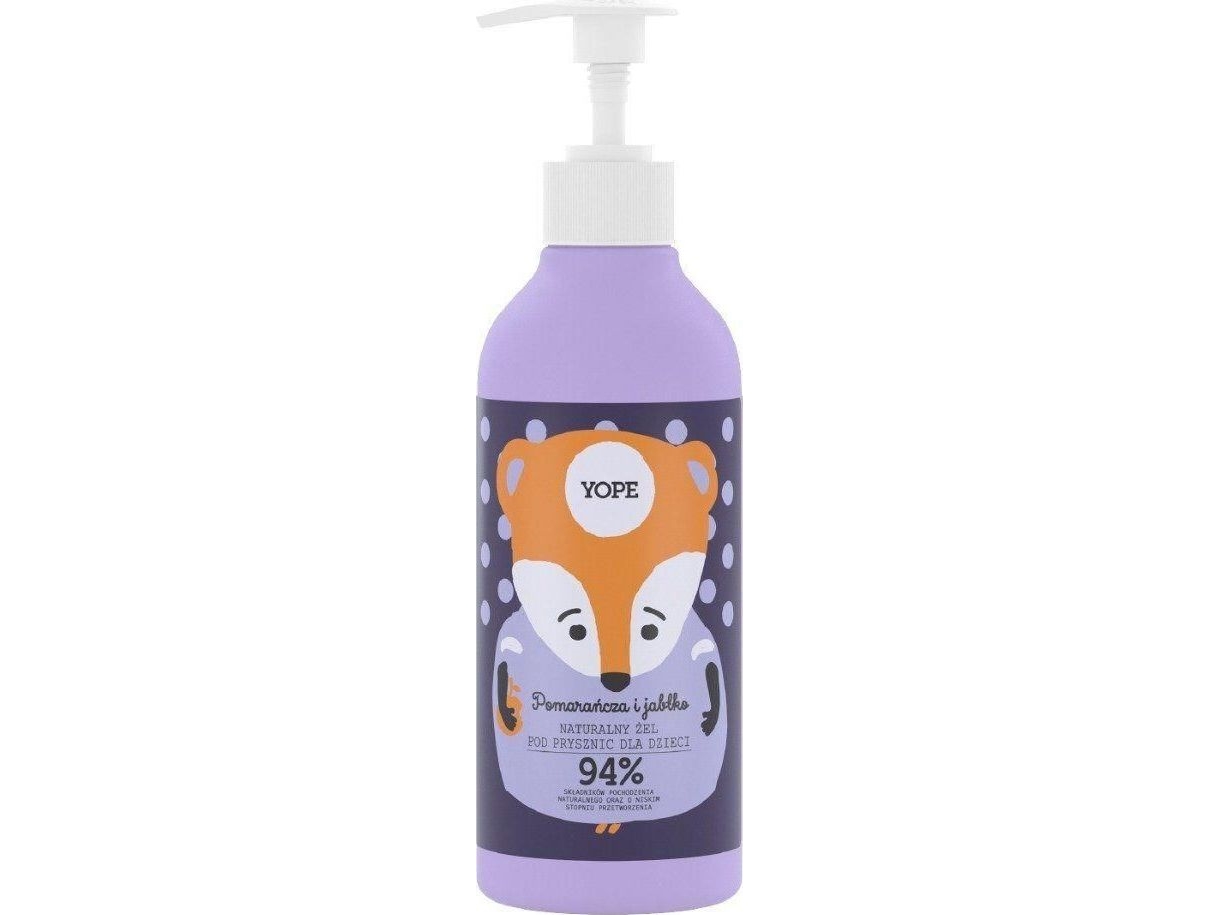 Yope Yope Natural Shower Gel For Children - Apple And Orange 400Ml