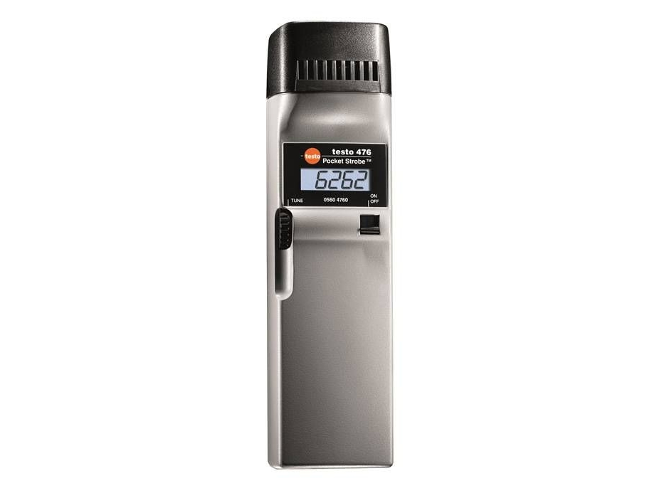Testo 0563 4760, Sort, Grå, 0,01%, 6000 K, 800 Lux, 30 - 12500 U/Min, Lcd