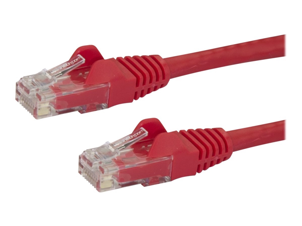 Startech.Com 10M Cat6 Ethernet Cable, 10 Gigabit Snagless Rj45 650Mhz 100W Poe Patch Cord, Cat 6 10Gbe Utp Network Cable W/Strain Relief, Red, Wiring