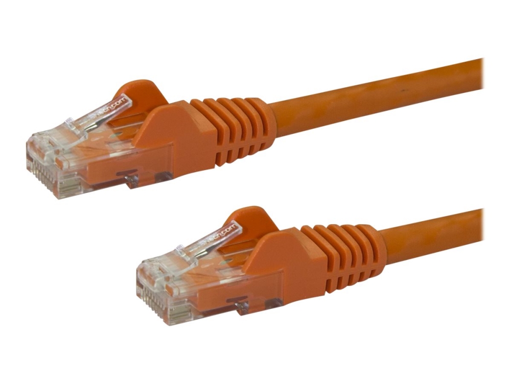 Startech.Com 7M Cat6 Ethernet Cable, 10 Gigabit Snagless Rj45 650Mhz 100W Poe Patch Cord, Cat 6 10Gbe Utp Network Cable W/Strain Relief, Orange, Wiri