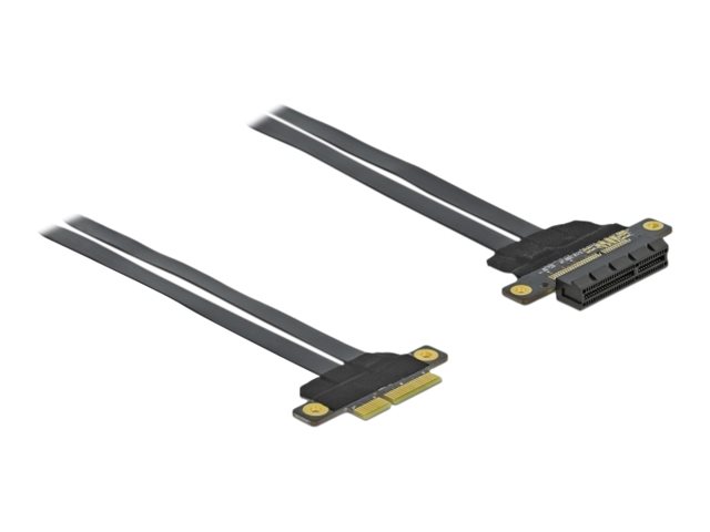 Delock PCI Express x4 to x4 with flexible cable - Kort för stigare | Datortillbehör - Styrenheter - Tillbehör | GameStuff