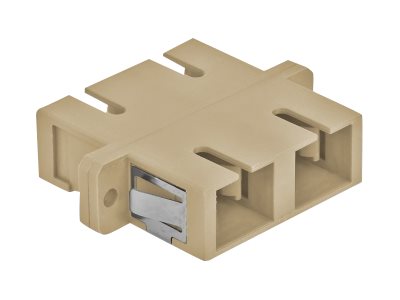 Delock - Netværkskobling - Sc Multimodus (Hun) Til Sc Multimodus (Hun) - Fiberoptik - Om1/Om2 - Beige (Pakke Med 4)